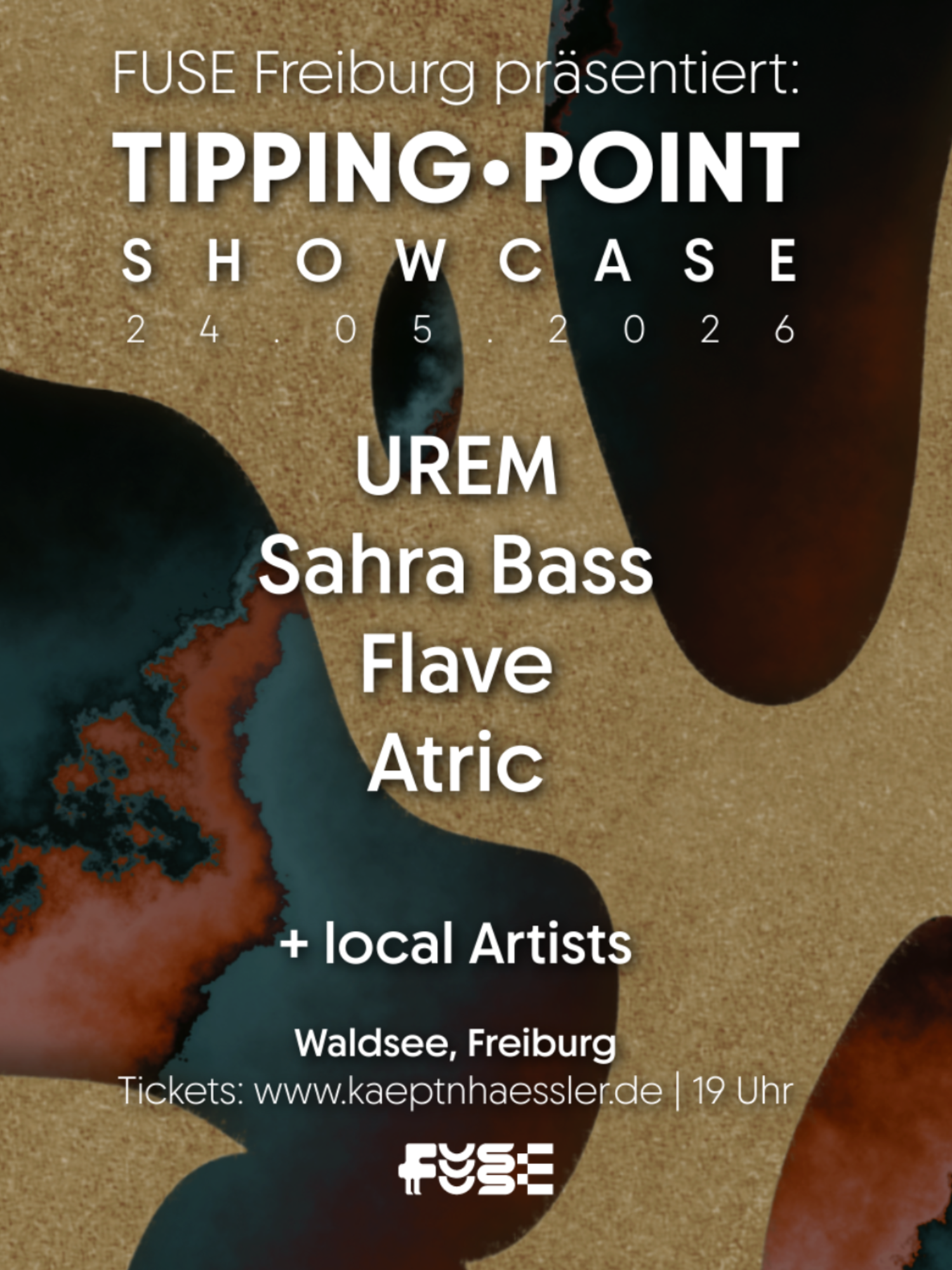 Veranstaltungsbild für FUSE presents TIPPING POINT SHOWCASE